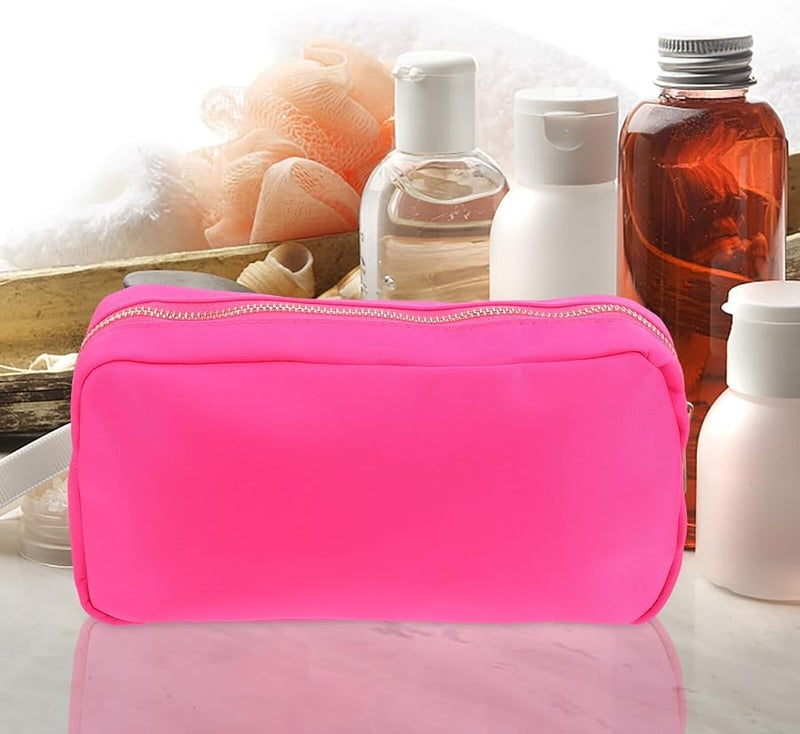 Large Capacity Waterproof Nylon Makeup Bag For Women Travel Toiletry Organizer - Image 4